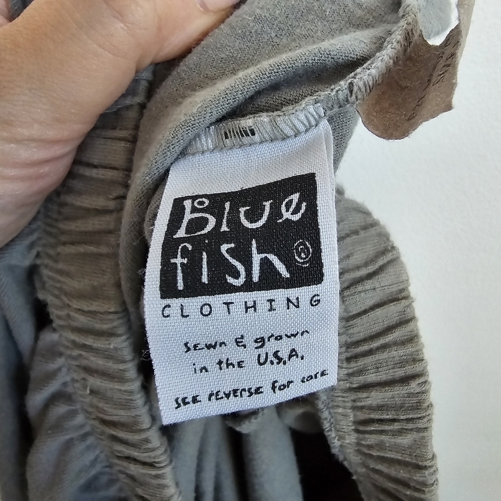 Blue Fish Vintage Sage Hand Printed Skirt Set - Picture 14 of 16